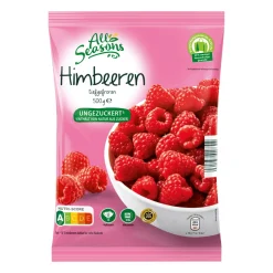 ALL SEASONS Himbeeren- Tiefkühlgemüse Und -Obst Bei Aldi Nord.