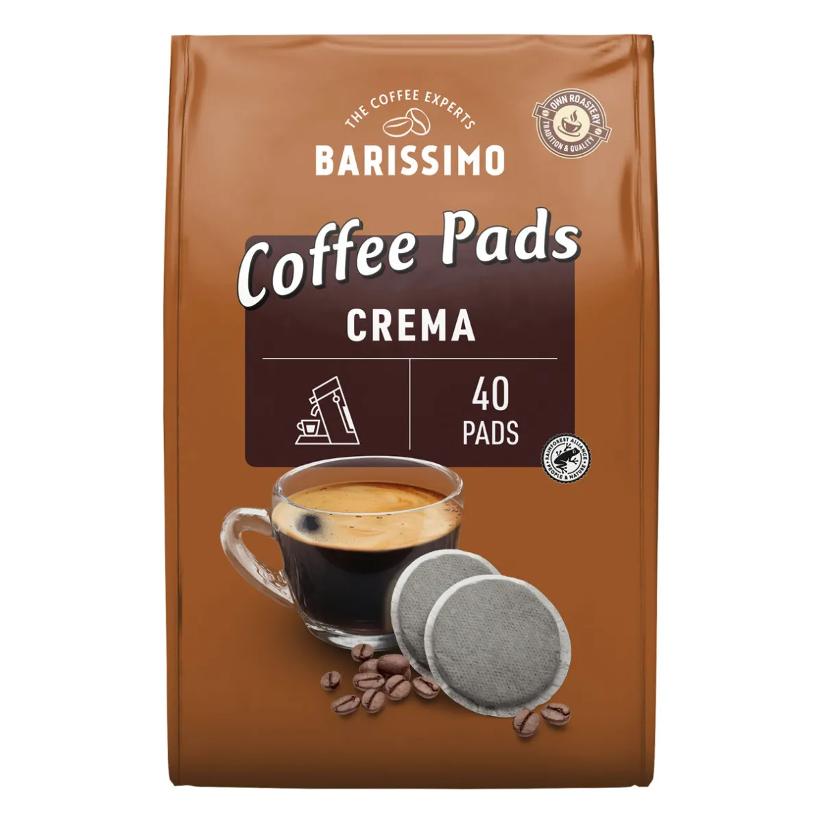 BARISSIMO Kaffeepads Crema- Kaffee Bei Aldi Nord.