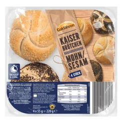 GOLDÄHREN Kaiserbrötchen- Brötchen & Croissants Bei Aldi Nord.