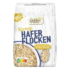 GOLDEN BRIDGE Kernige Haferflocken- Haferflocken, Müsli & Müsliriegel Bei Aldi Nord.