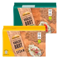 GOLDÄHREN Knäckebrot- Brot & Toast Bei Aldi Nord.|Vegane Fertigprodukte & Vorräte Bei Aldi Nord.