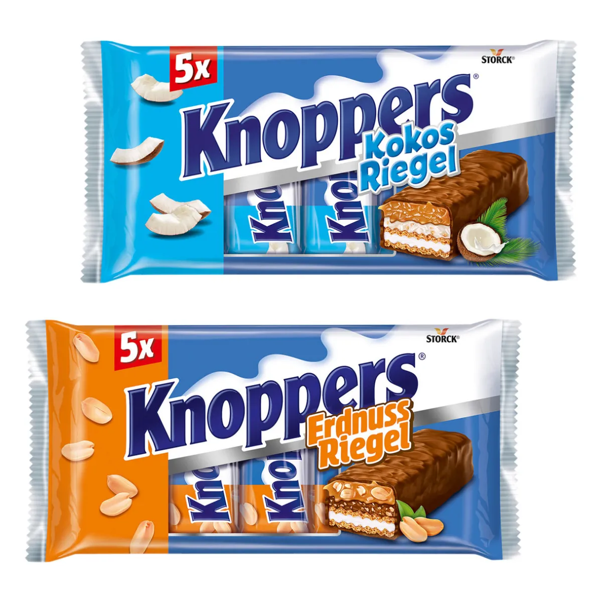 STORCK Knoppers Riegel- Schokoriegel Bei Aldi Nord.