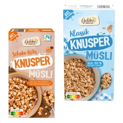 GOLDEN BRIDGE Knuspermüsli- Haferflocken, Müsli & Müsliriegel Bei Aldi Nord.