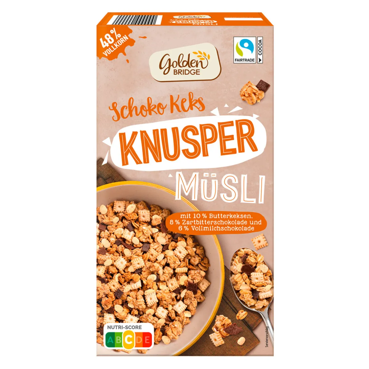GOLDEN BRIDGE Knuspermüsli- Haferflocken, Müsli & Müsliriegel Bei Aldi Nord.