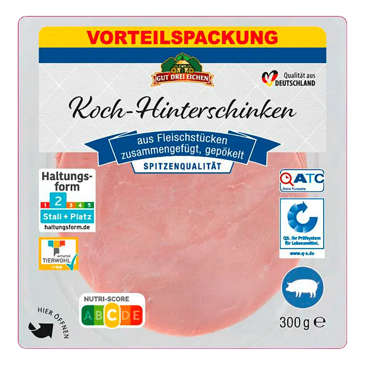 GUT DREI EICHEN Koch-Hinterschinken- Schinken & Salami Bei Aldi Nord.
