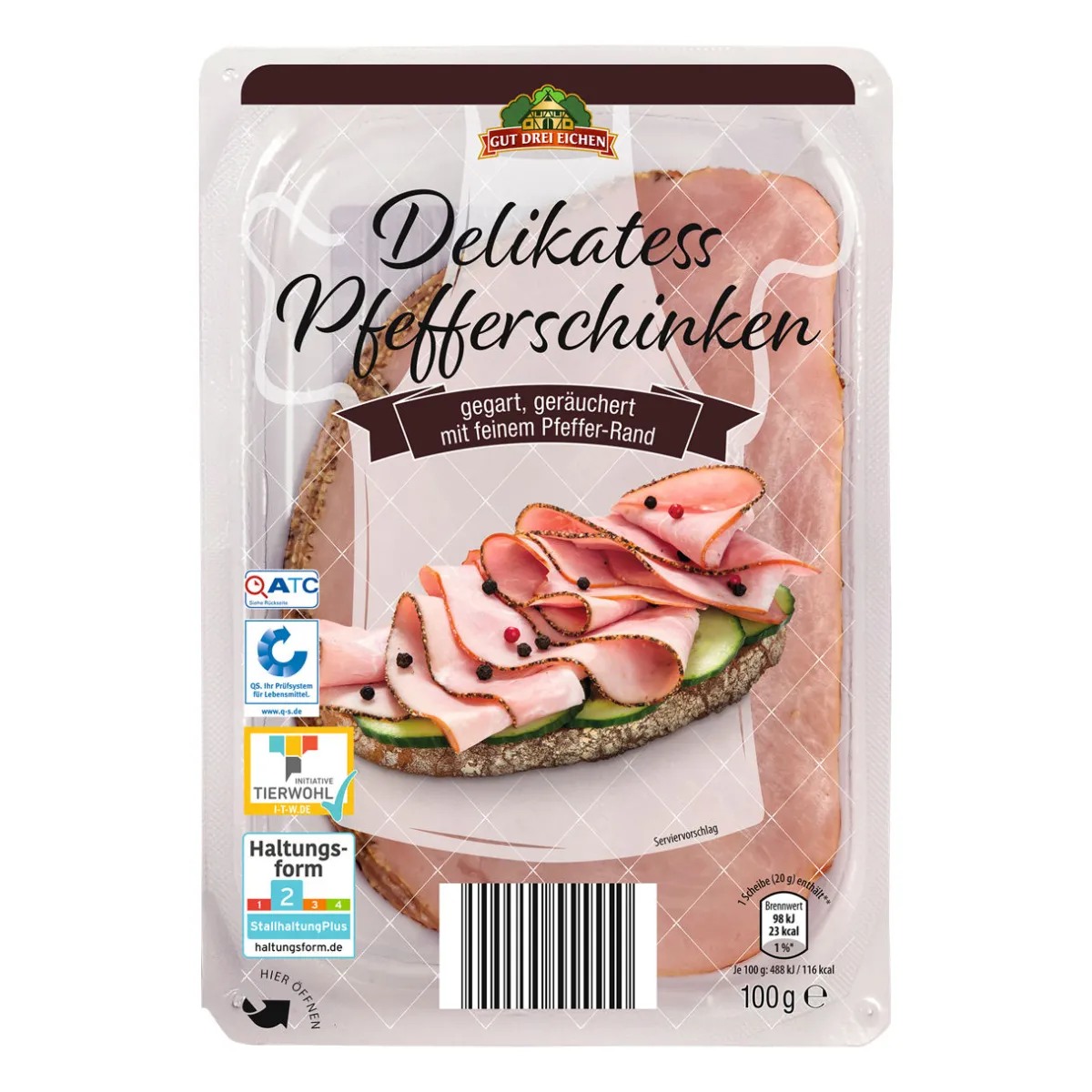 GUT DREI EICHEN Kochschinken-Spezialität- Wurstaufschnitt & Streichwurst Bei Aldi Nord.