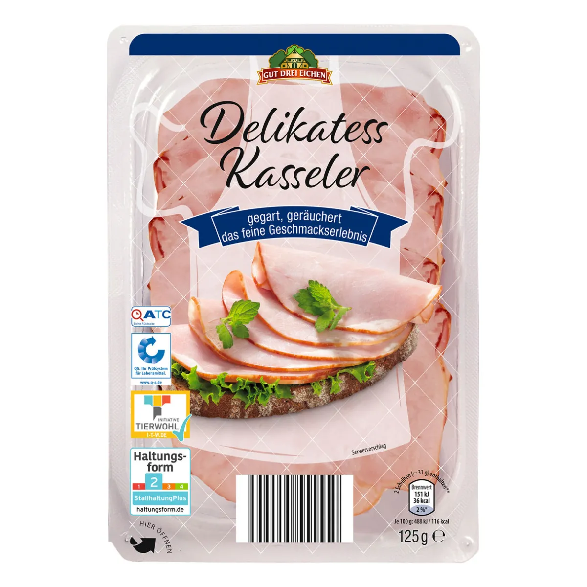 GUT DREI EICHEN Kochschinken-Spezialität- Wurstaufschnitt & Streichwurst Bei Aldi Nord.