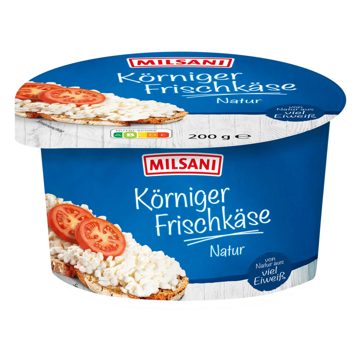 MILSANI Körniger Frischkäse- Frischkäse & Weichkäse Bei Aldi Nord.