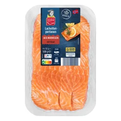 GOLDEN SEAFOOD Lachsfiletportionen- Frischer Fisch & Räucherfisch Bei Aldi Nord.|Grillfisch & Meeresfrüchte Im Grillsortiment Von Aldi Nord.