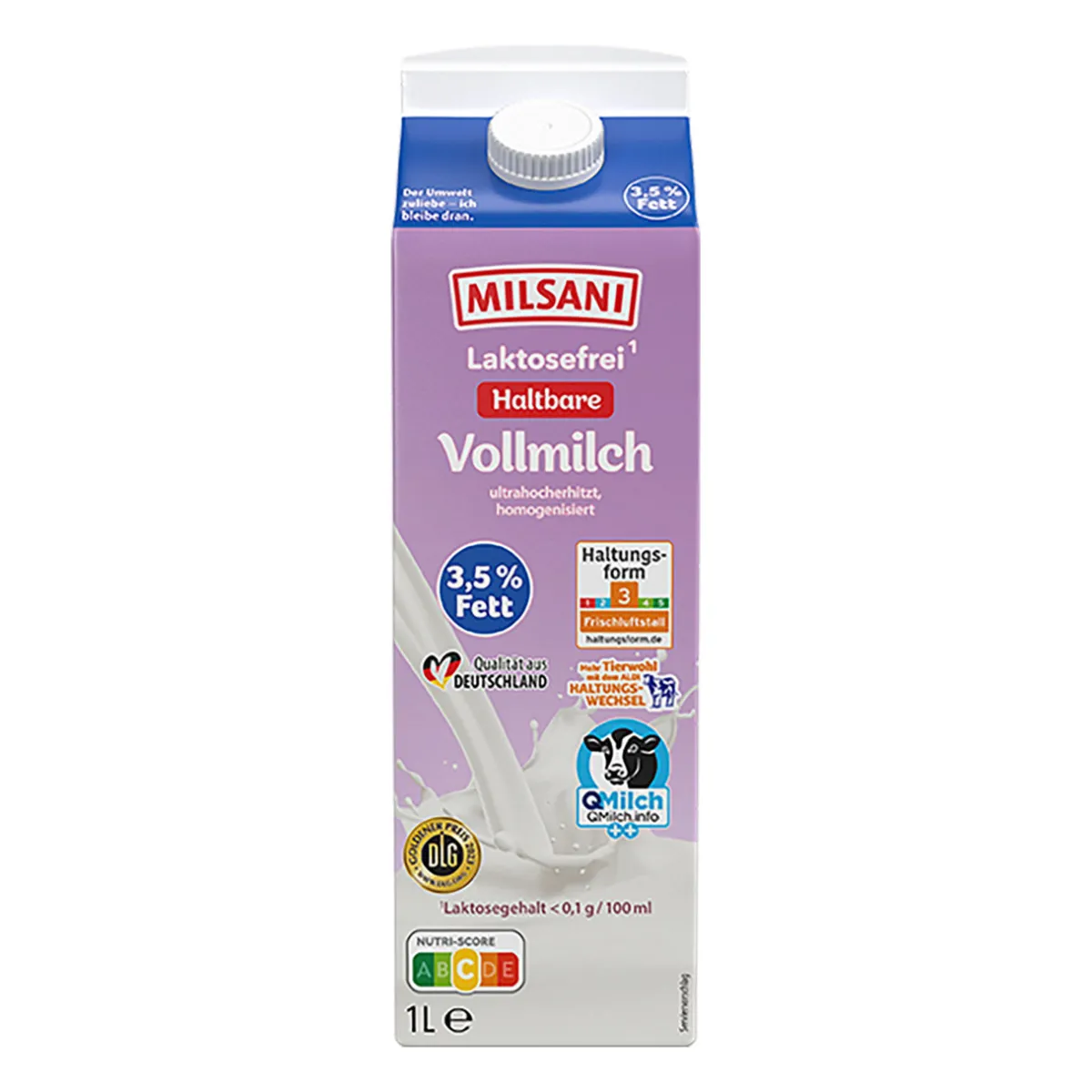 MILSANI Laktosefreie H-Milch- Milch & Milchgetränke Bei Aldi Nord.