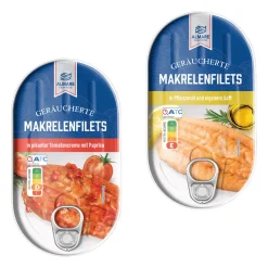 ALMARE Makrelenfilets- Dosenfisch & Tiefkühlfisch Bei Aldi Nord
