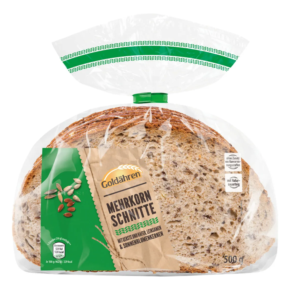 GOLDÄHREN Mehrkornschnitte- Brot & Toast Bei Aldi Nord.