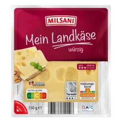 MILSANI Mein Landkäse- Scheibenkäse & Geriebener Käse Bei Aldi Nord.