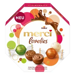 STORCK merci lovelies- Pralinen & Schoko-Snacks Bei Aldi Nord.