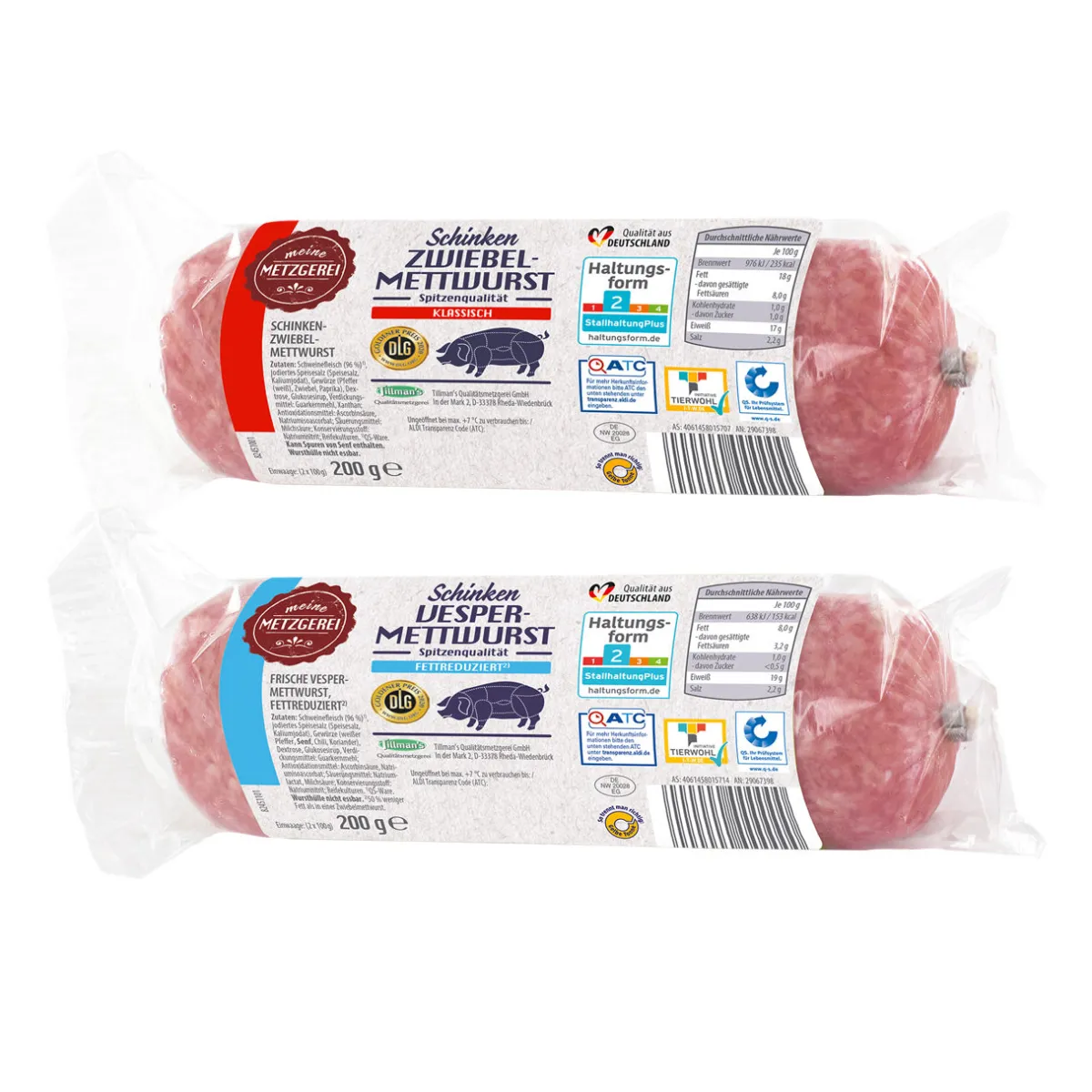 MEINE METZGEREI Mettspezialitäten- Wurstaufschnitt & Streichwurst Bei Aldi Nord.