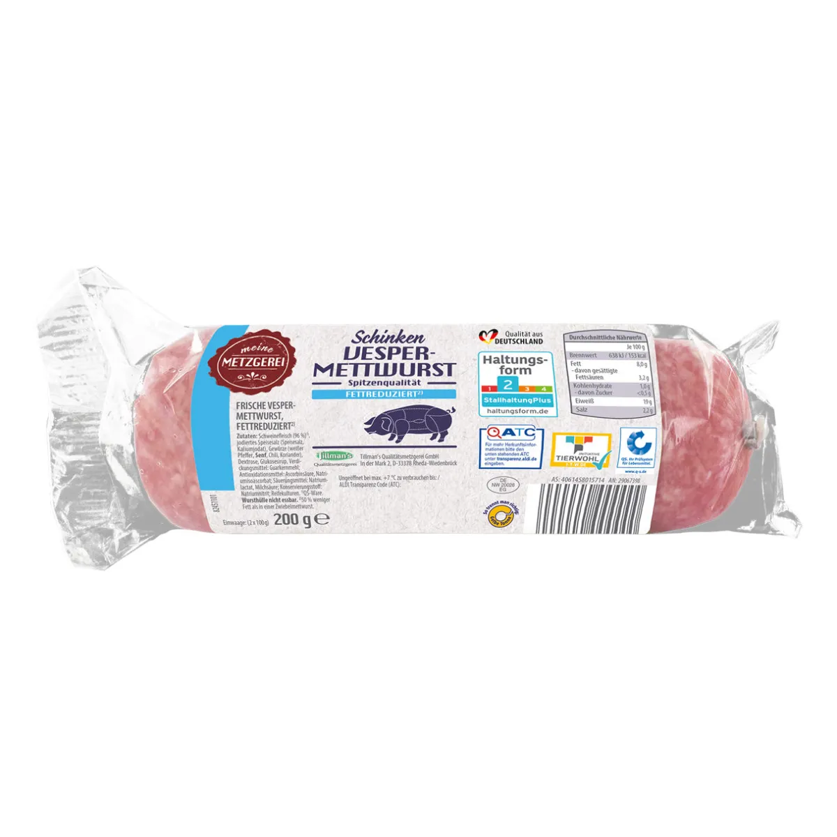 MEINE METZGEREI Mettspezialitäten- Wurstaufschnitt & Streichwurst Bei Aldi Nord.