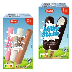 MUCCI Milky Sticks- Waffeleis & Eis Am Stiel Bei Aldi Nord.|Veganes & Vegetarisches Grillgut Bei Aldi Nord.·Saisonales Eis & Sommerliche Desserts: Dein Sommer 2026 Bei Aldi Nord.
