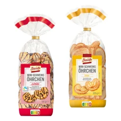 BISCOTTO Mini-Schweinsöhrchen- Kekse & Cookies Bei Aldi Nord.
