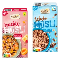 GOLDEN BRIDGE Müsli- Haferflocken, Müsli & Müsliriegel Bei Aldi Nord.