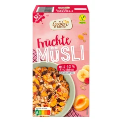 GOLDEN BRIDGE Müsli- Haferflocken, Müsli & Müsliriegel Bei Aldi Nord.