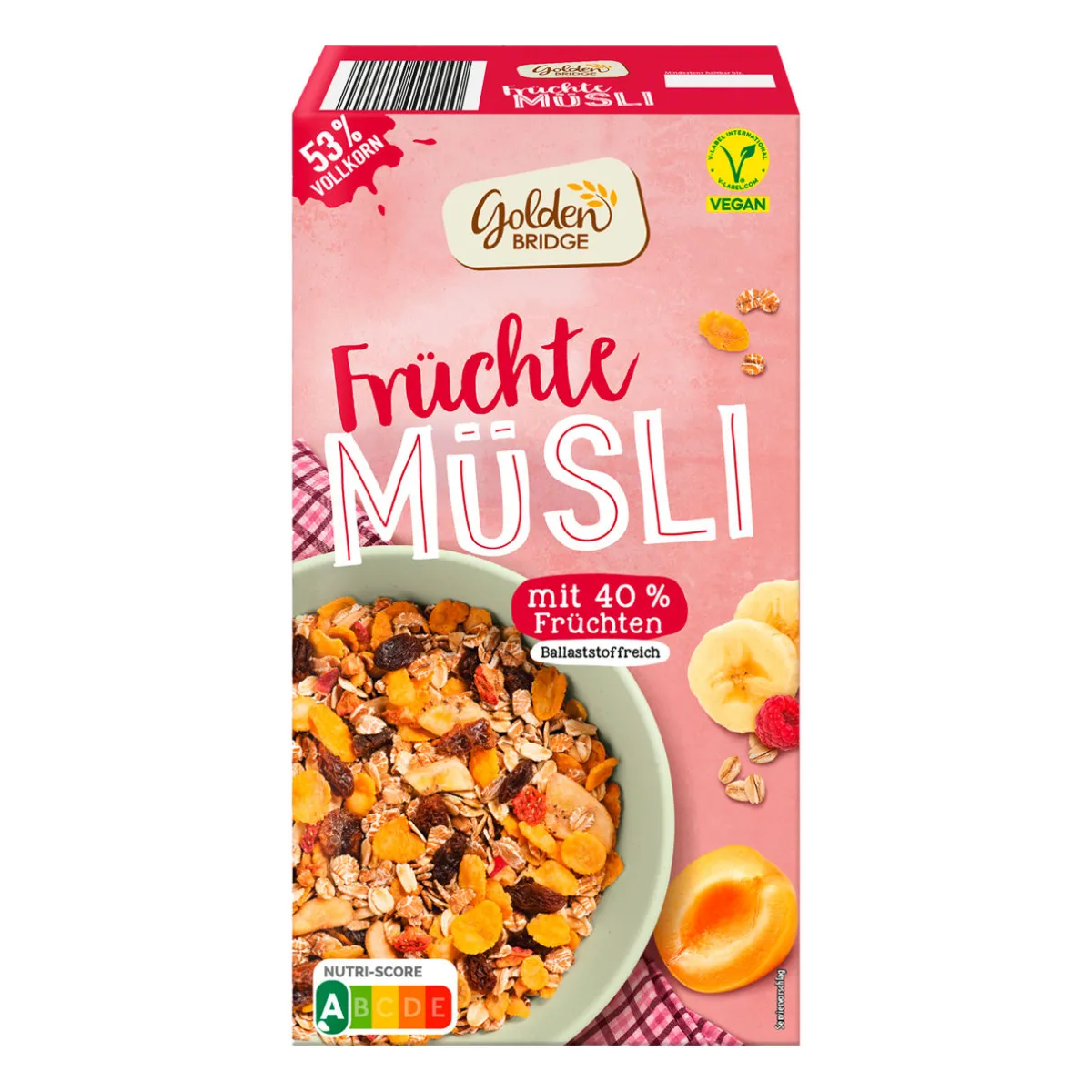 GOLDEN BRIDGE Müsli- Haferflocken, Müsli & Müsliriegel Bei Aldi Nord.