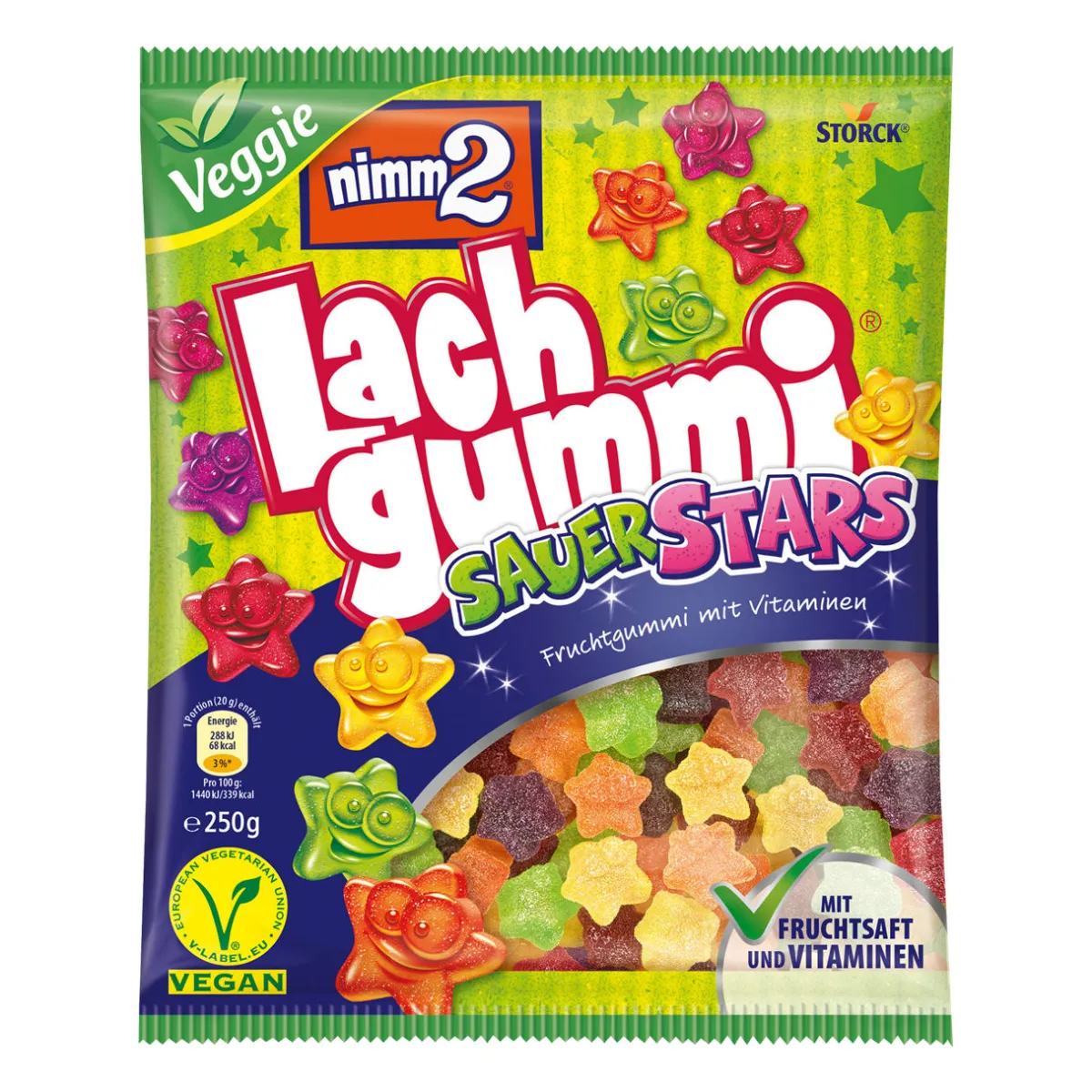 STORCK nimm2 Lachgummi Veggie- Fruchtgummi, Gummibärchen & Lakritz Bei Aldi Nord.