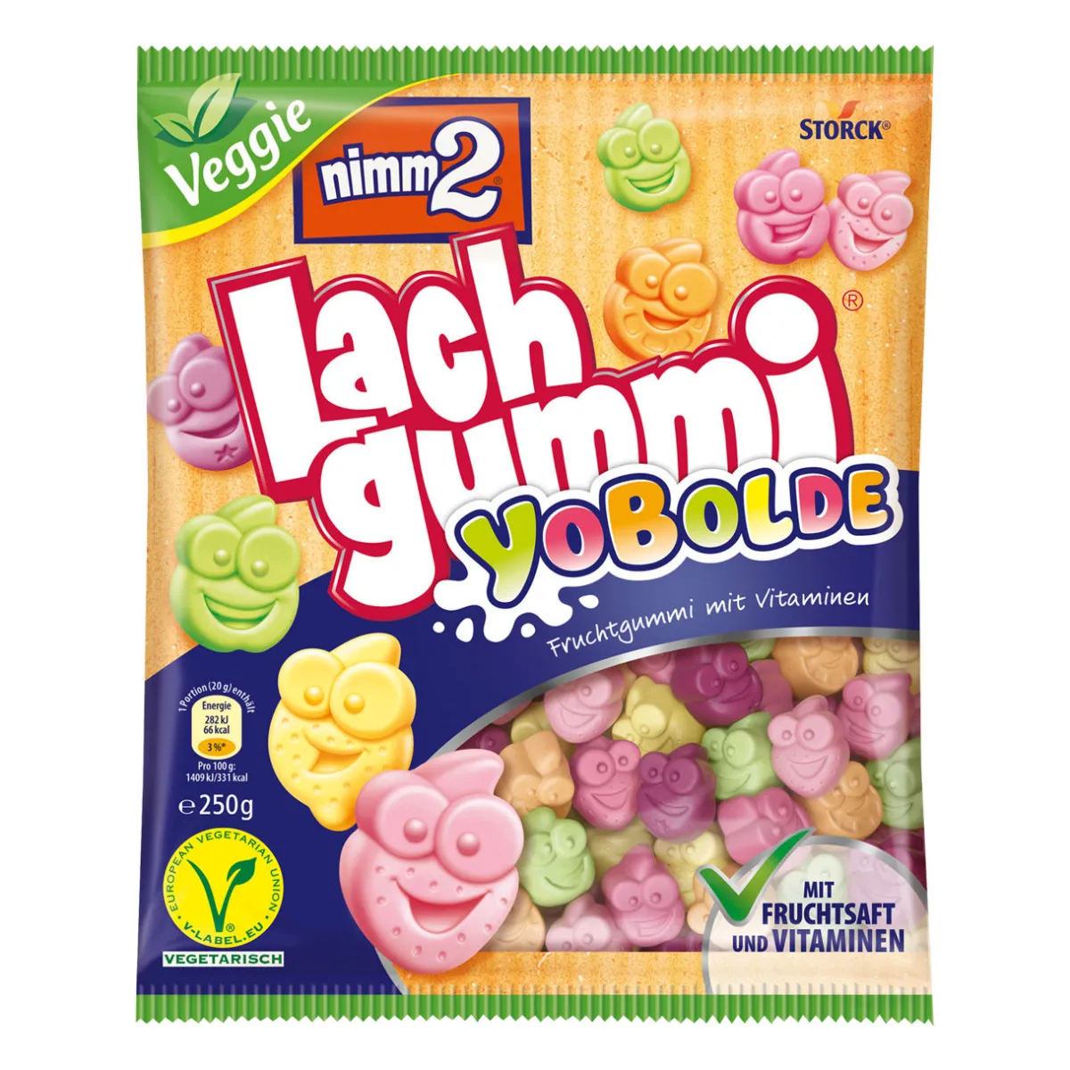 STORCK nimm2 Lachgummi Veggie- Fruchtgummi, Gummibärchen & Lakritz Bei Aldi Nord.