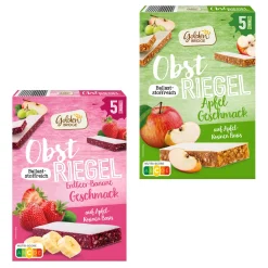 GOLDEN BRIDGE Obstriegel- Haferflocken, Müsli & Müsliriegel Bei Aldi Nord.