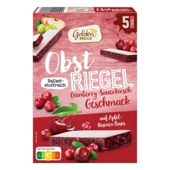 GOLDEN BRIDGE Obstriegel- Haferflocken, Müsli & Müsliriegel Bei Aldi Nord.
