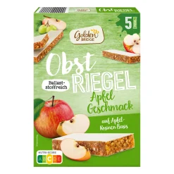 GOLDEN BRIDGE Obstriegel- Haferflocken, Müsli & Müsliriegel Bei Aldi Nord.