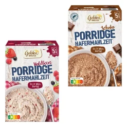 GOLDEN BRIDGE Porridge- Haferflocken, Müsli & Müsliriegel Bei Aldi Nord.