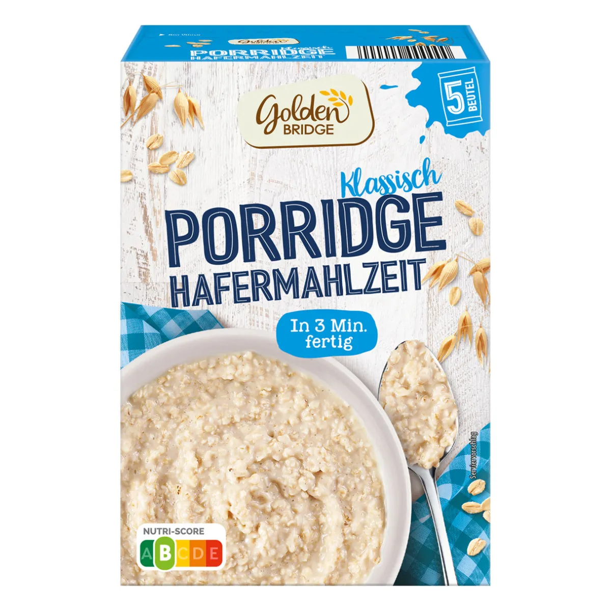 GOLDEN BRIDGE Porridge- Haferflocken, Müsli & Müsliriegel Bei Aldi Nord.