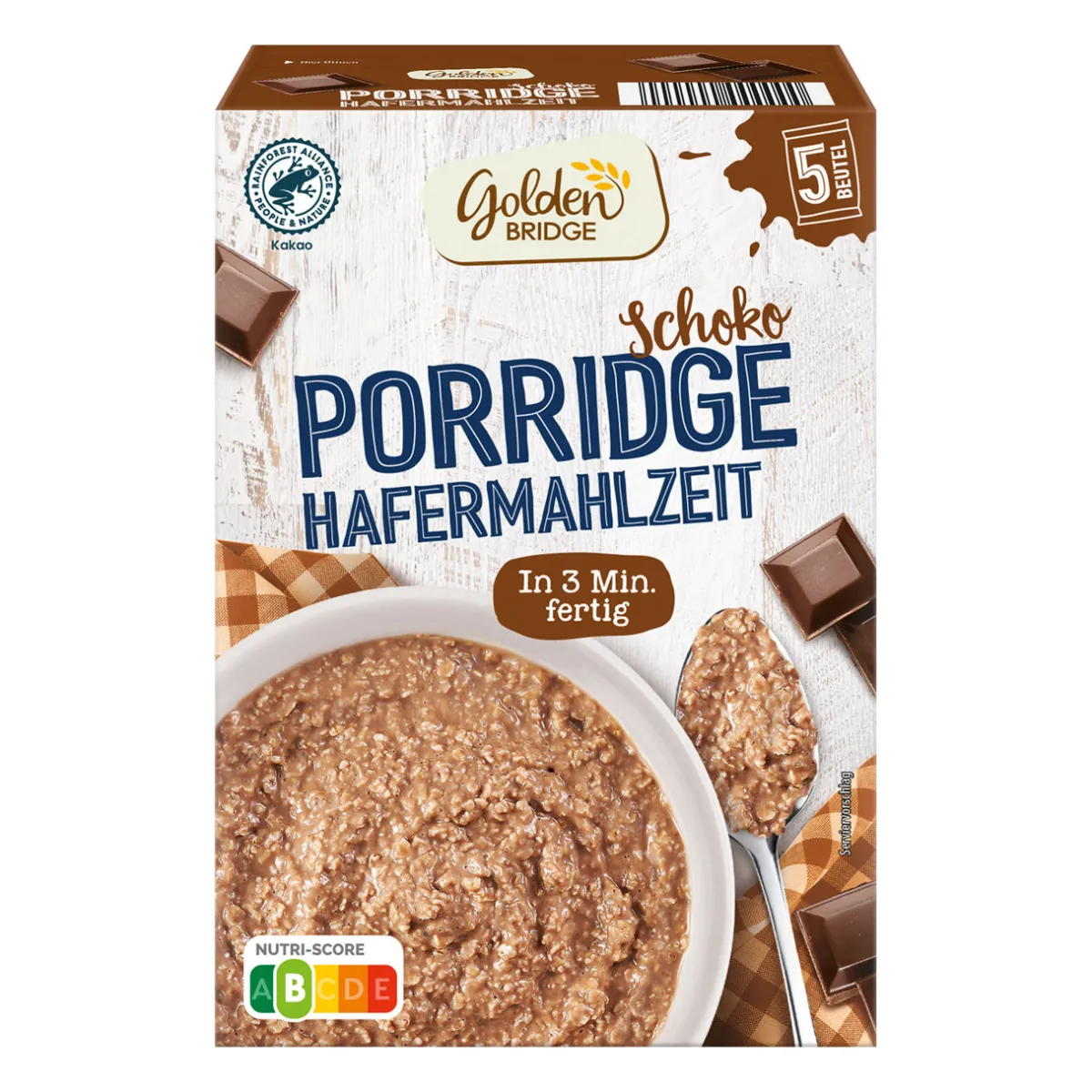 GOLDEN BRIDGE Porridge- Haferflocken, Müsli & Müsliriegel Bei Aldi Nord.