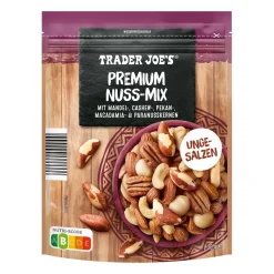 TRADER JOE'S Premium-Nuss-Mix- Nüsse, Trockenfrüchte, Kerne & Samen Bei Aldi Nord.