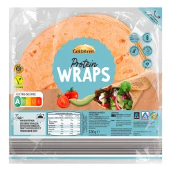GOLDÄHREN Protein-Wraps- Brot & Toast Bei Aldi Nord.|Vegane Fertigprodukte & Vorräte Bei Aldi Nord.