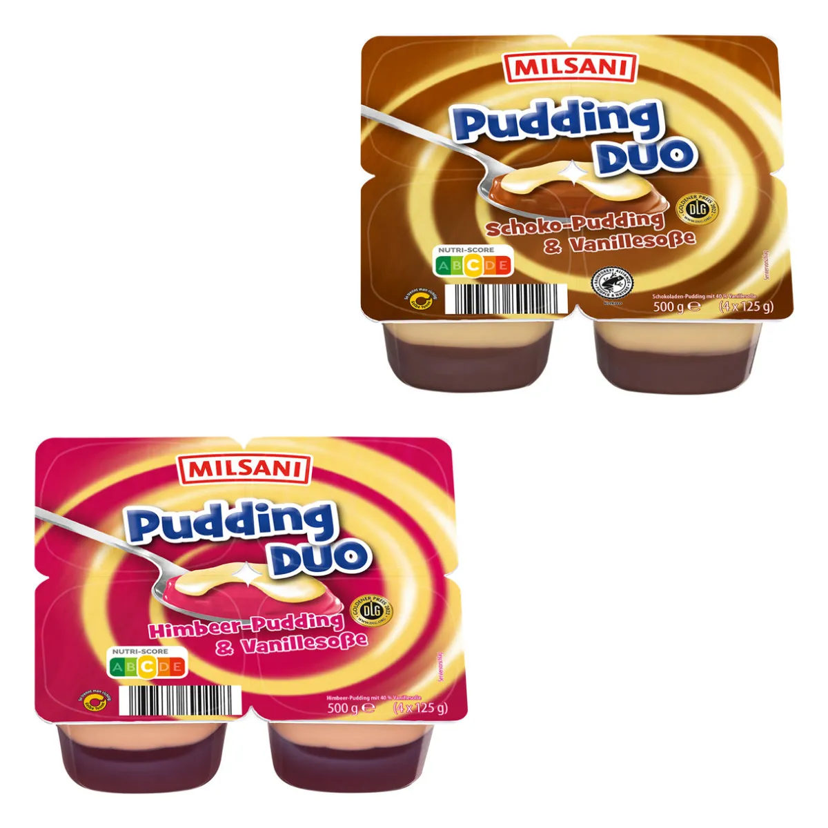 MILSANI Pudding-Duo- Joghurt, Quark & Milchdesserts Bei Aldi Nord.