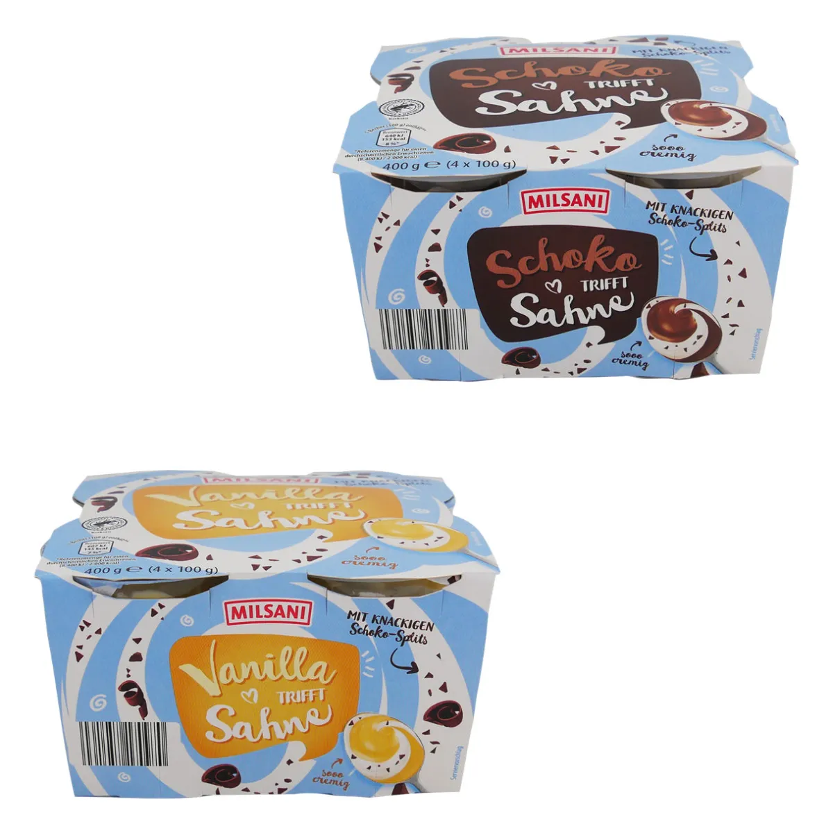 MILSANI Pudding trifft Sahne- Desserts & Süßspeisen Bei Aldi Nord.