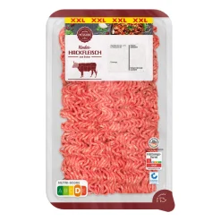 MEINE METZGEREI Rinderhackfleisch XXL- Rindfleisch Bei Aldi Nord.