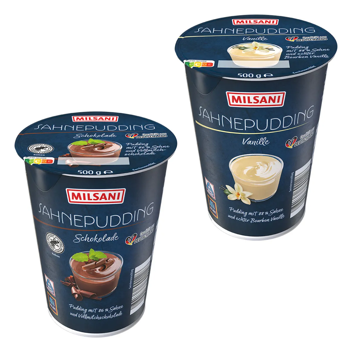 MILSANI Sahnepudding- Joghurt, Quark & Milchdesserts Bei Aldi Nord.