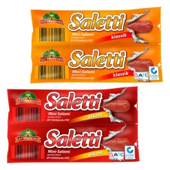 GUT DREI EICHEN Saletti Mini-Salami- Würstchen & Snackwurst Bei Aldi Nord.