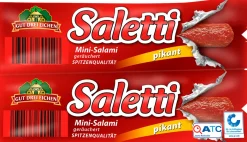 GUT DREI EICHEN Saletti Mini-Salami- Würstchen & Snackwurst Bei Aldi Nord.