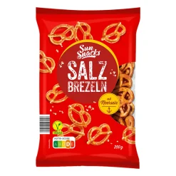 SUN SNACKS Salzbrezeln- Chips & Salzgebäck Bei Aldi Nord.|Vegane Süßigkeiten & Snacks Bei Aldi Nord.