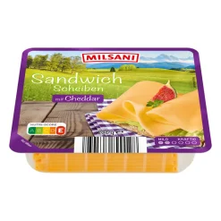 MILSANI Sandwich-Scheiben- Scheibenkäse & Geriebener Käse Bei Aldi Nord.