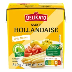 DELIKATO Sauce Hollandaise- Dips, Saucen & Dressings Bei Aldi Nord.|Veganes & Vegetarisches Grillgut Bei Aldi Nord.·Grillbeilagen Im Grillsortiment Von Aldi Nord.