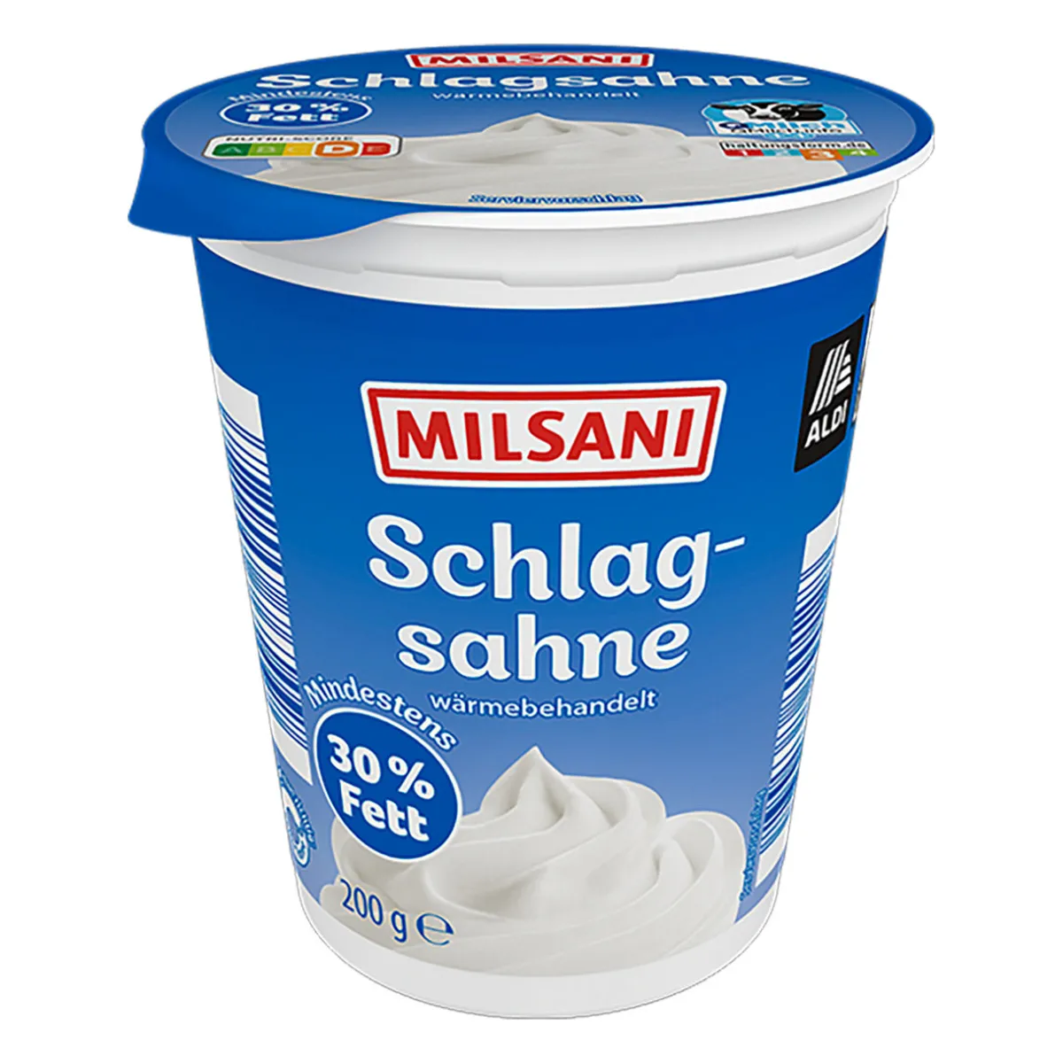 MILSANI Schlagsahne- Butter, Sahne & Sauerrahm Bei Aldi Nord