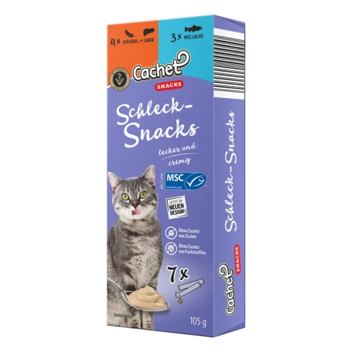 CACHET Schleck-Snacks- Katzenfutter & Katzenstreu Bei Aldi Nord.