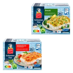 GOLDEN SEAFOOD Schlemmerfilet- Dosenfisch & Tiefkühlfisch Bei Aldi Nord