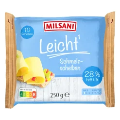MILSANI Schmelzkäsescheiben- Scheibenkäse & Geriebener Käse Bei Aldi Nord.