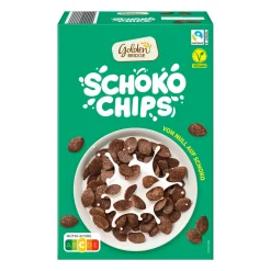 GOLDEN BRIDGE Schoko Chips- Cornflakes & Cerealien Bei Aldi Nord.|Vegane Fertigprodukte & Vorräte Bei Aldi Nord.