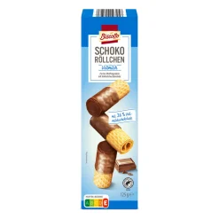 BISCOTTO Schoko-Waffelröllchen- Kekse & Cookies Bei Aldi Nord.